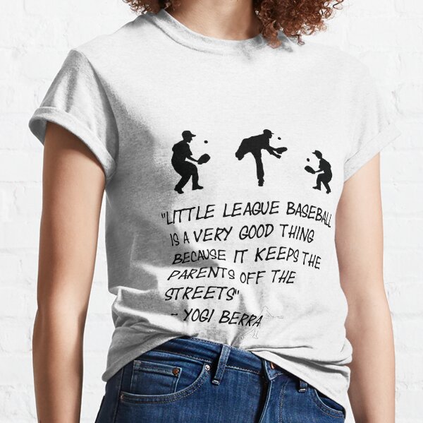 Women's New York Yankees Yogi Berra Majestic Navy 90% Mental Quote T-Shirt