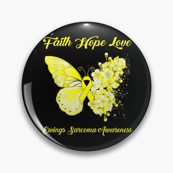 Item preview, Faith Hope Love Ewings Sarcoma Awareness Butterfly Ribbon Gifts designed and sold by Adropine.