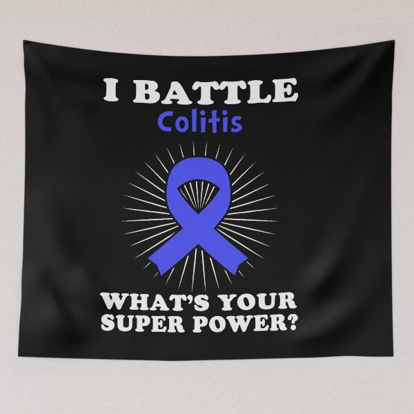 Item preview, I Battle Colitis Funny Colitis Warrior Gift designed and sold by rechardtee.