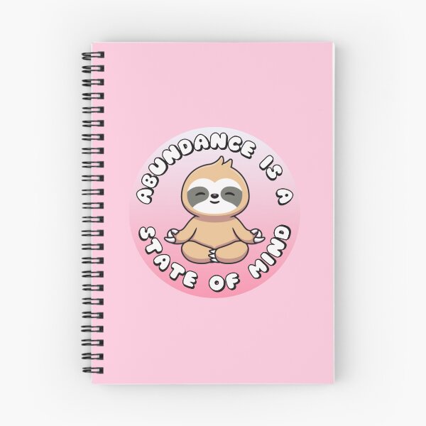 Item preview, Abundance Is A State Of Mind Meditating Sloth designed and sold by everything4eva.