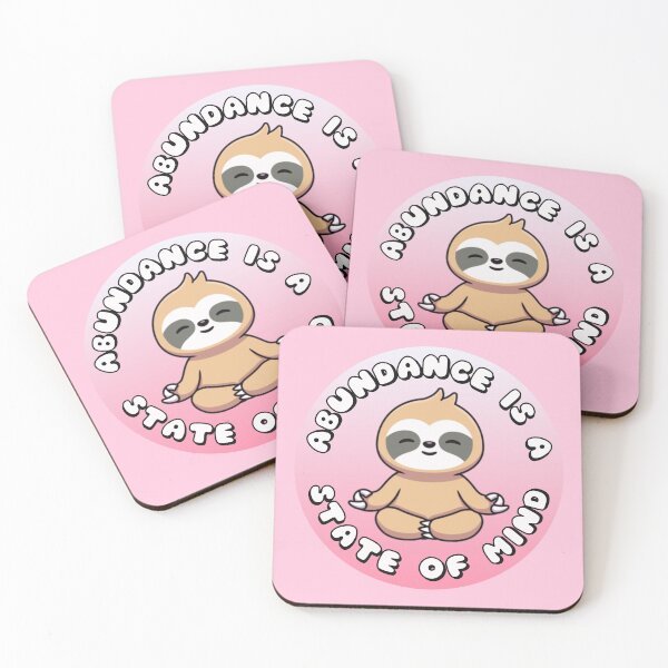 Item preview, Abundance Is A State Of Mind Meditating Sloth designed and sold by everything4eva.