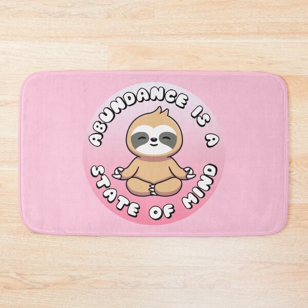 Item preview, Abundance Is A State Of Mind Meditating Sloth designed and sold by everything4eva.