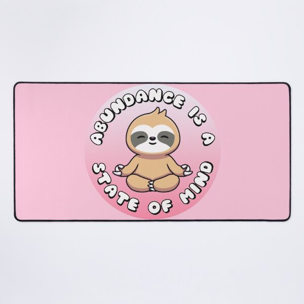 Item preview, Abundance Is A State Of Mind Meditating Sloth designed and sold by everything4eva.