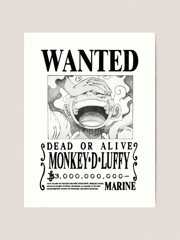 Monkey D. Luffy #4 - One Piece Wanted Posters Collection