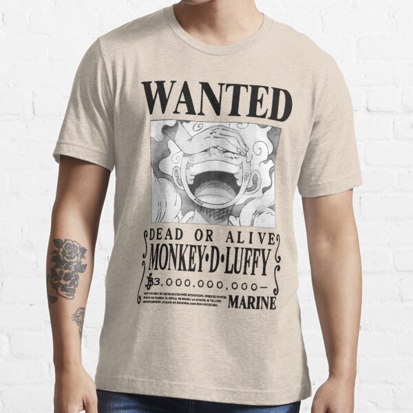 Luffy Wanted Bounty Poster 4th Yonko Poster for Sale by Onepiecetattoos