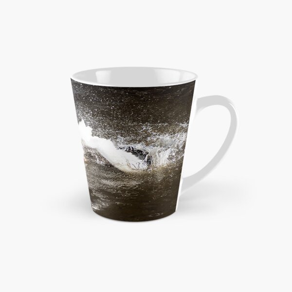 Item preview, white pelican splashing in water designed and sold by Sillygirl101.