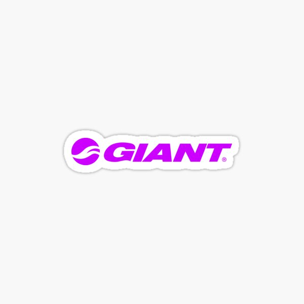 "Giant Bicycles Logo purple" Sticker for Sale by kacangisorkali Redbubble