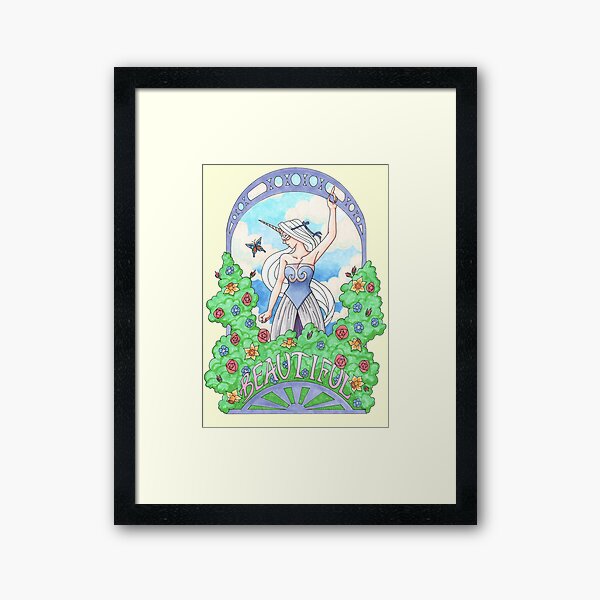 Inner Beauty Framed Art Print for Sale by AriesNamarie | Redbubble Inner Beauty Framed Art Print by AriesNamarie