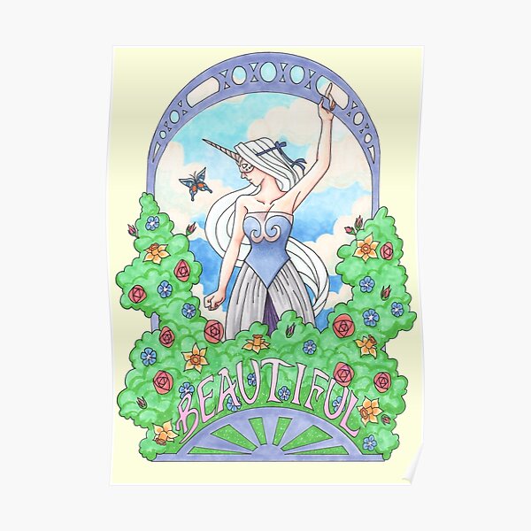 Inner Beauty Poster for Sale by AriesNamarie | Redbubble Inner Beauty Poster by AriesNamarie