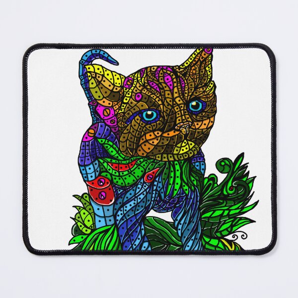 Item preview, Kitten Mime Affectionate Loving Calm and Colorful designed and sold by AriArt78.