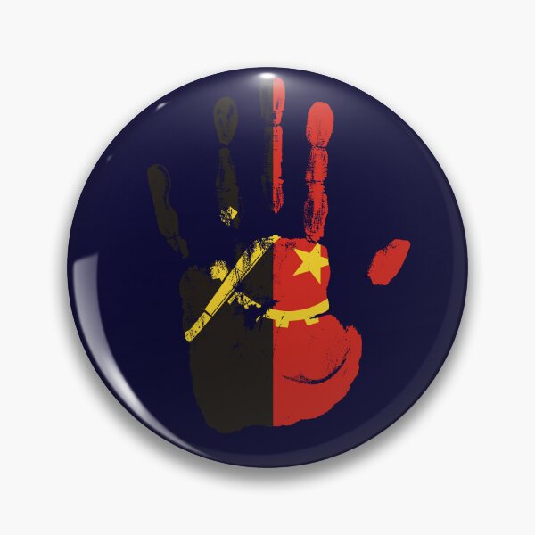 Item preview, Hand Angola Flag Palm designed and sold by rafaeltto.