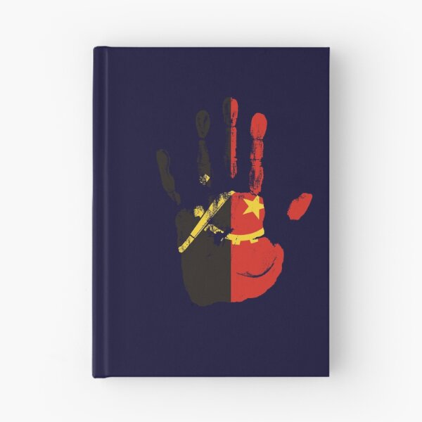 Item preview, Hand Angola Flag Palm designed and sold by rafaeltto.