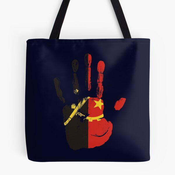 Item preview, Hand Angola Flag Palm designed and sold by rafaeltto.