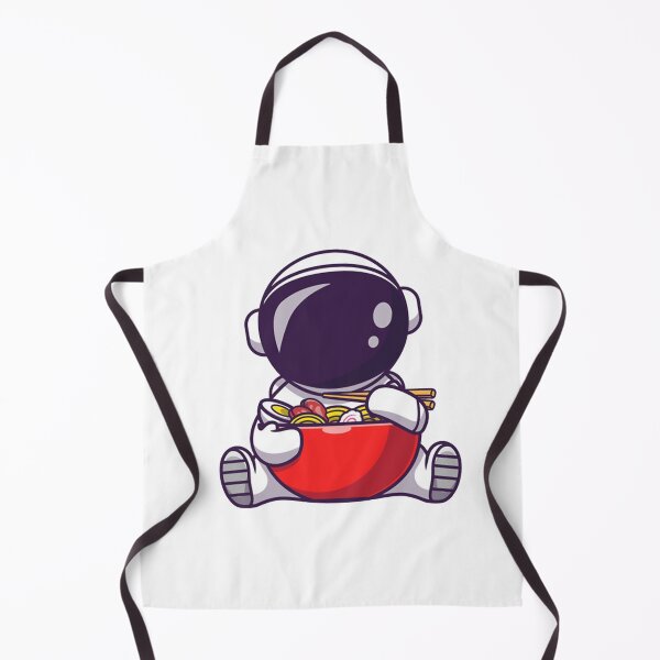 Item preview, Cute Astronaut Eat Ramen Kids  designed and sold by Creative Nebula ☑️.