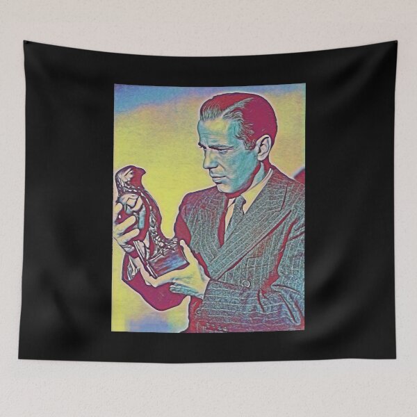 Item preview, Gifts For Movie Fan Maltese Falcon Retro Wave designed and sold by MakenaMiller.