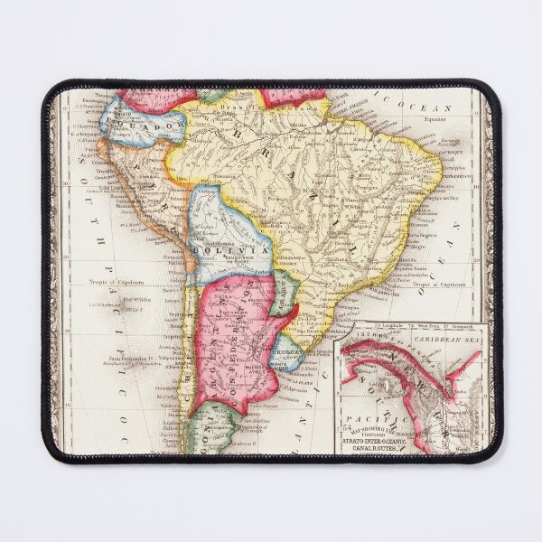 Item preview, Vintage Map of South America  designed and sold by SuziQPrayers427.