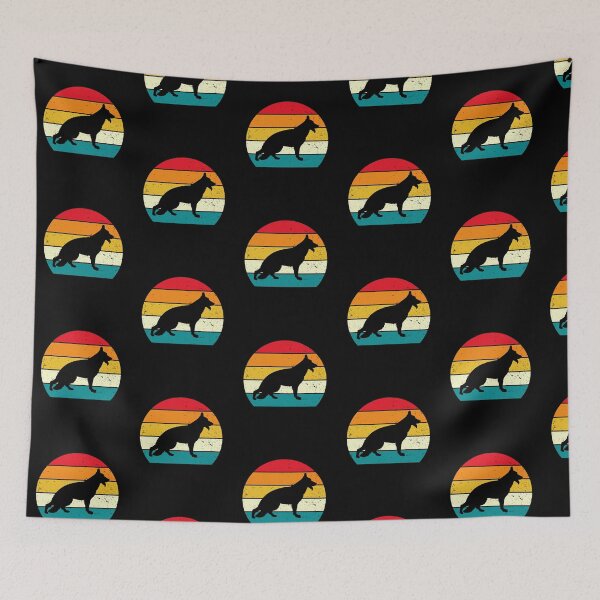 Item preview, German Shepherd - Retro, Vintage Style designed and sold by EstelleStar.