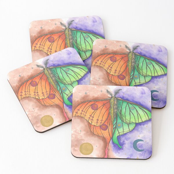Item preview, Comet & Luna Moth designed and sold by Katscales86.