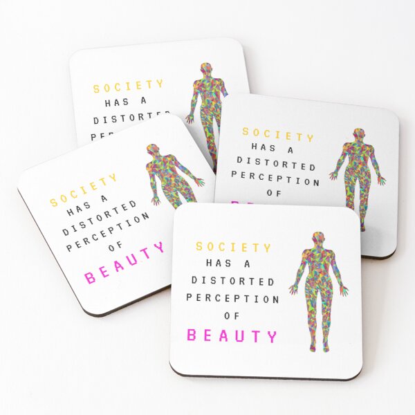 Item preview, Feminism Society Has A Distorted Perception Of Beauty | Light Background designed and sold by embaarc.