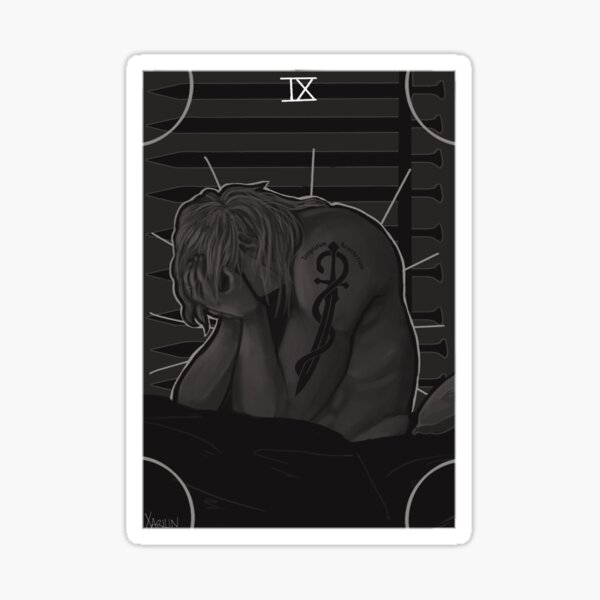 Nine of Swords Sticker