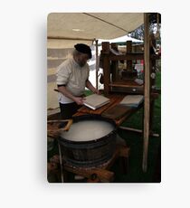 A bookmaker Canvas Print