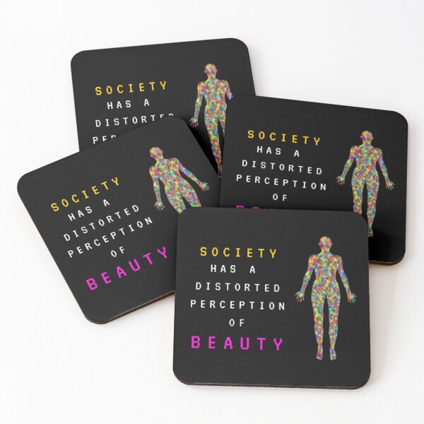 Item preview, Feminism Society Has A Distorted Perception Of Beauty | Dark Background designed and sold by embaarc.