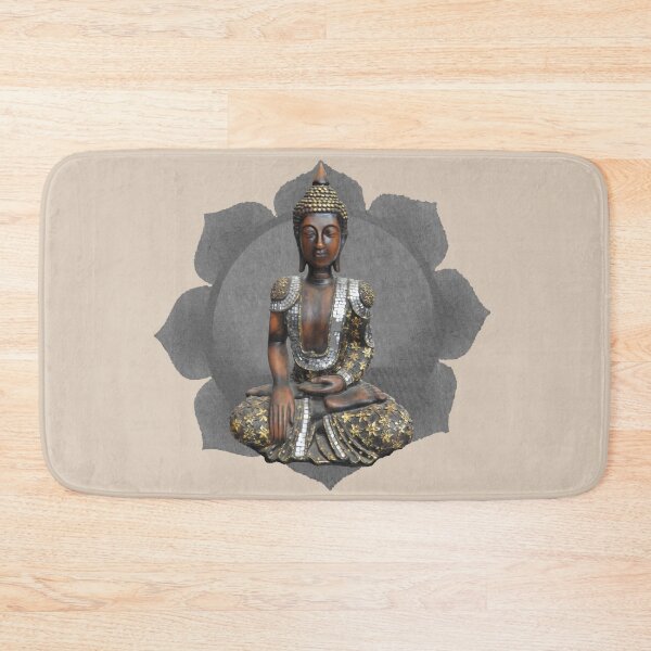 Item preview, Buddha and lotus designed and sold by indiafrankk.