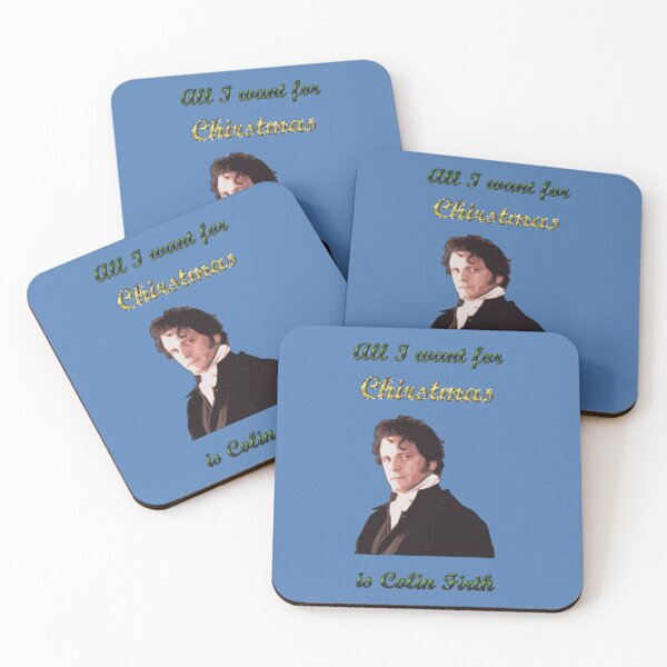 Item preview, All I want for Christmas is Colin Firth Fitted  designed and sold by LibraryCloset.
