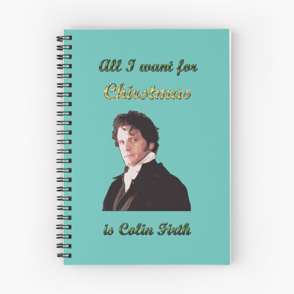 Item preview, All I want for Christmas is Colin Firth Fitted  designed and sold by LibraryCloset.
