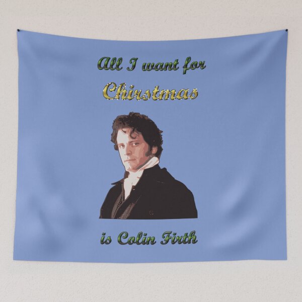 Item preview, All I want for Christmas is Colin Firth Fitted  designed and sold by LibraryCloset.
