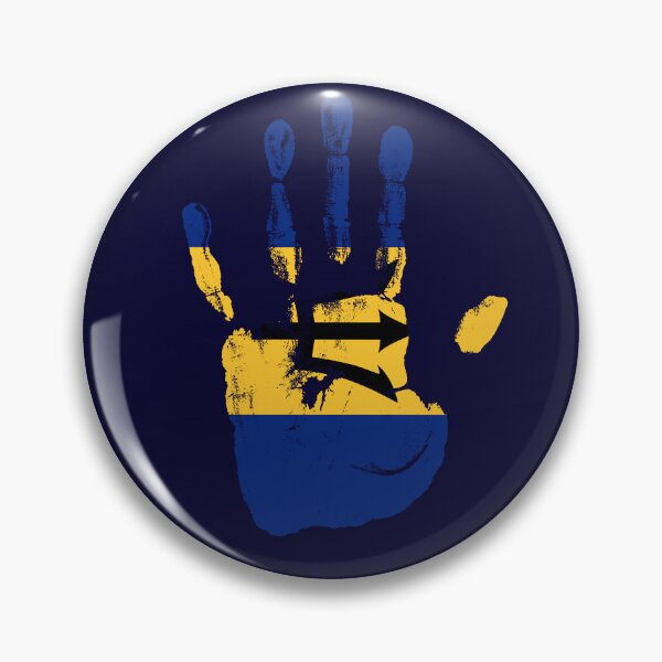 Artikelvorschau, Hand Barbados Flag Palm entworfen und verkauft von rafaeltto.