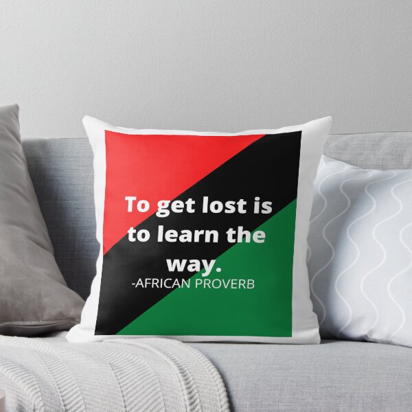 Item preview, African proverbs: To get lost is to learn the way designed and sold by AfricanProverbs.