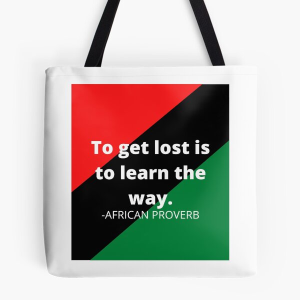 Item preview, African proverbs: To get lost is to learn the way designed and sold by AfricanProverbs.