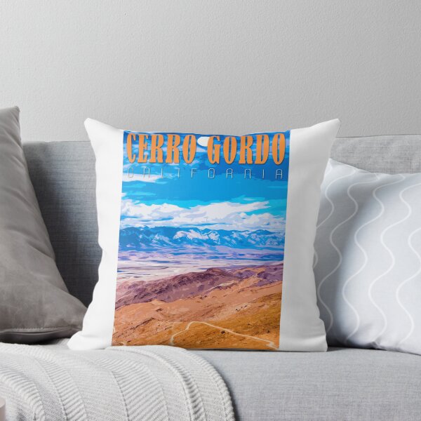 Item preview, Cerro Gordo Road Vintage Travel Poster designed and sold by SJMexplores.