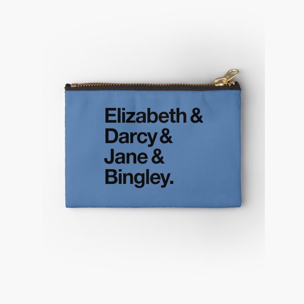 Item preview, Elizabeth and Darcy and Jane and Bingley. (Pride and Prejudice) Black Helvetica   designed and sold by LibraryCloset.