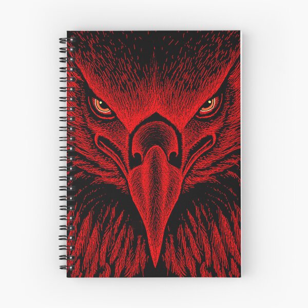 Item preview, AWESOME INTENSE EAGLE PORTRAIT dk red designed and sold by THE AMERICAN TEEVANGELIST.