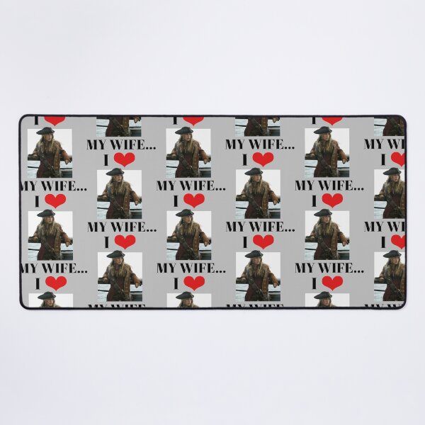 Item preview, I HEART MY WIFE Keira Knightley Pirate designed and sold by LibraryCloset.