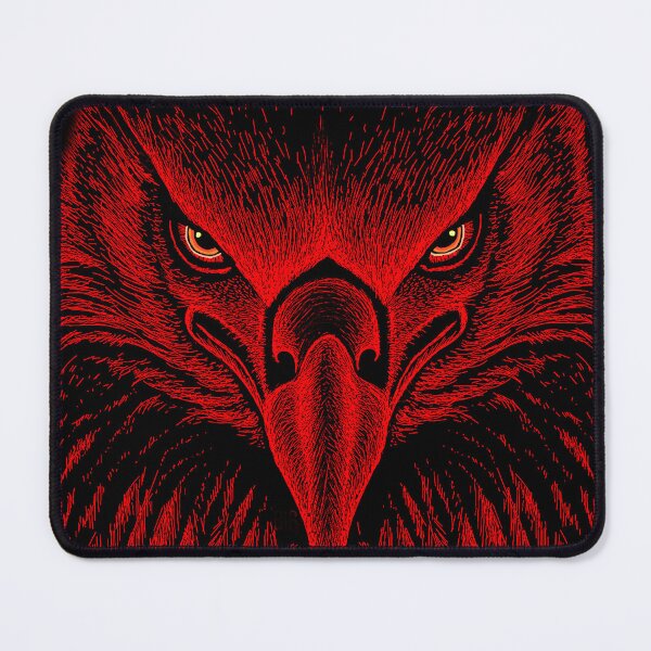 Item preview, AWESOME INTENSE EAGLE PORTRAIT dk red designed and sold by THE AMERICAN TEEVANGELIST.