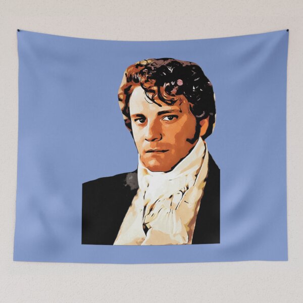 Item preview, Mr Darcy, Pride and Prejudice Art Print Cartoon Effect   designed and sold by LibraryCloset.