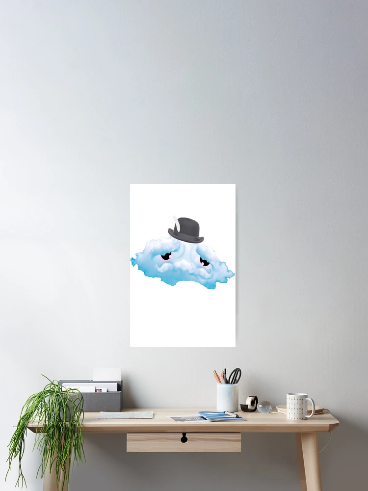 Thumbnail 2 of 3, Poster, cloud designed and sold by Bloops-.