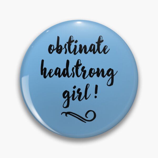 Item preview, Obstinate, Headstrong Girl! - Jane Austen   designed and sold by LibraryCloset.