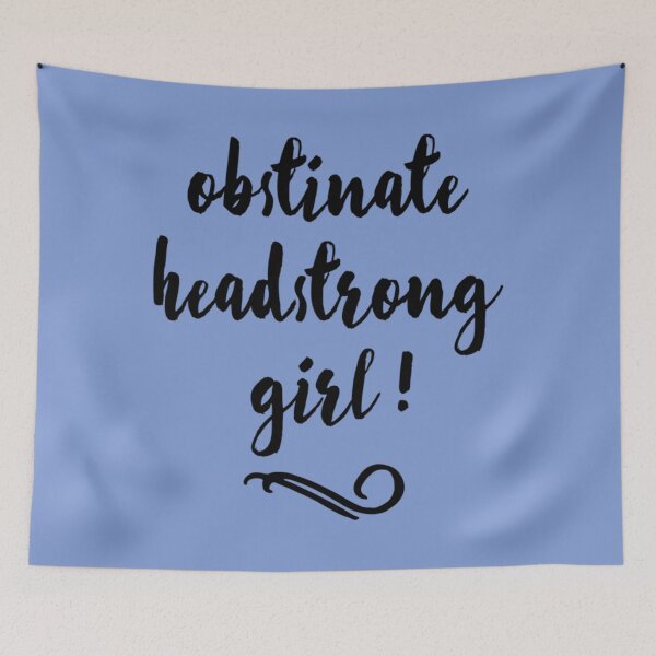 Item preview, Obstinate, Headstrong Girl! - Jane Austen   designed and sold by LibraryCloset.