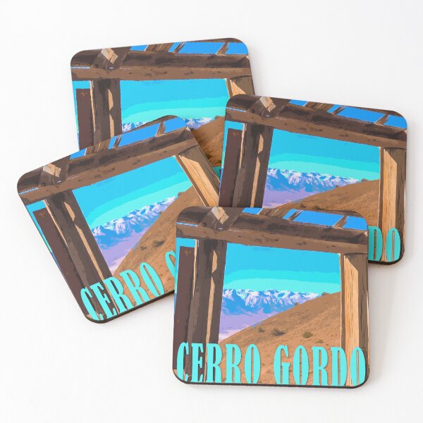 Item preview, Cerro Gordo Mount Whitney Travel Poster designed and sold by SJMexplores.