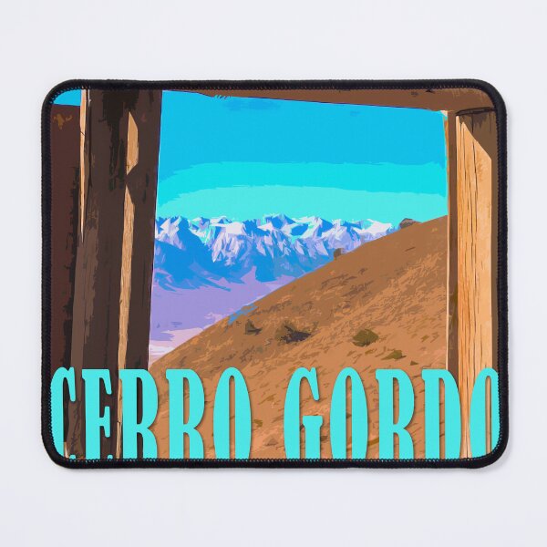 Item preview, Cerro Gordo Mount Whitney Travel Poster designed and sold by SJMexplores.