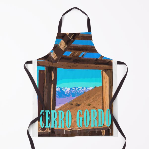 Item preview, Cerro Gordo Mount Whitney Travel Poster designed and sold by SJMexplores.