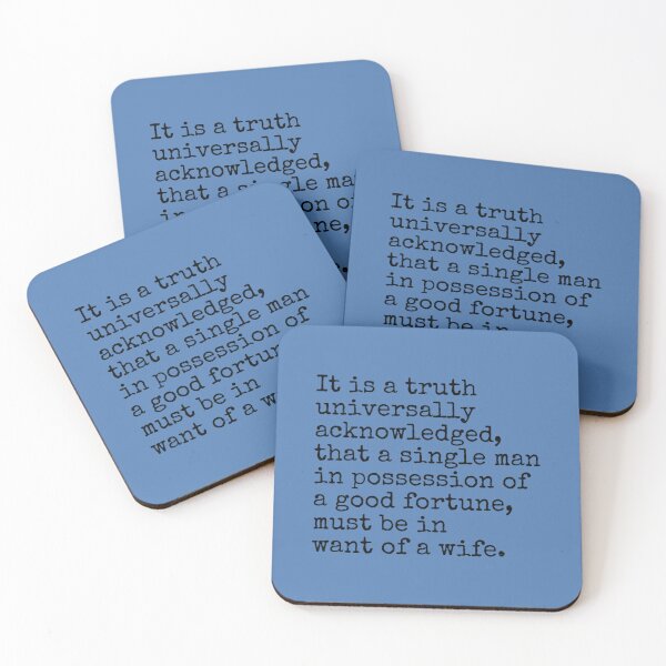 Item preview, Pride and Prejudice Quote   designed and sold by LibraryCloset.
