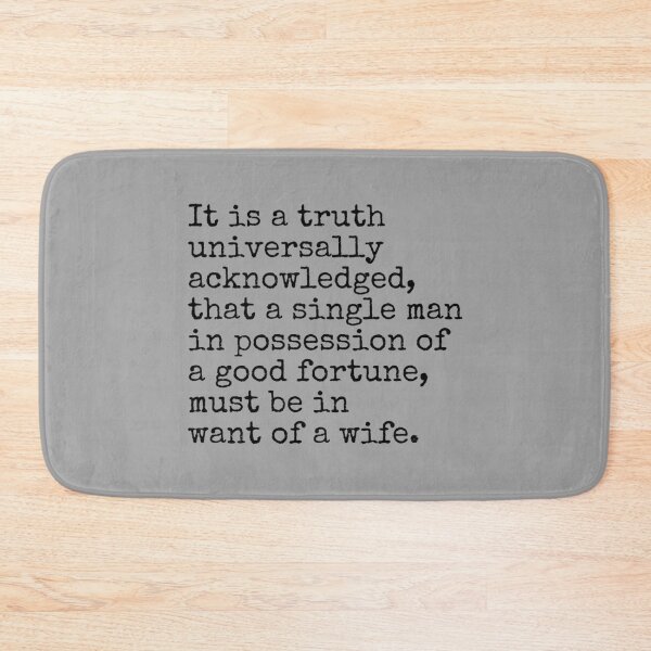 Item preview, Pride and Prejudice Quote   designed and sold by LibraryCloset.