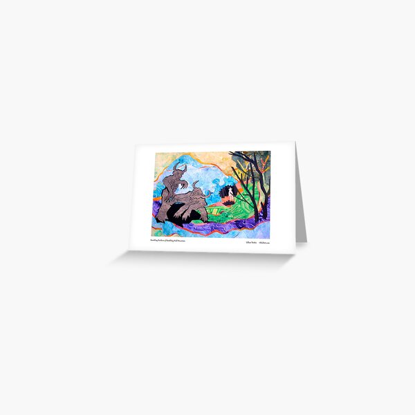 Rumbling Brothers Greeting Card