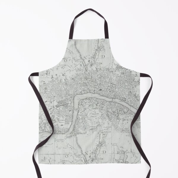 Item preview, Vintage Black and White Old London City Map designed and sold by silviaol.