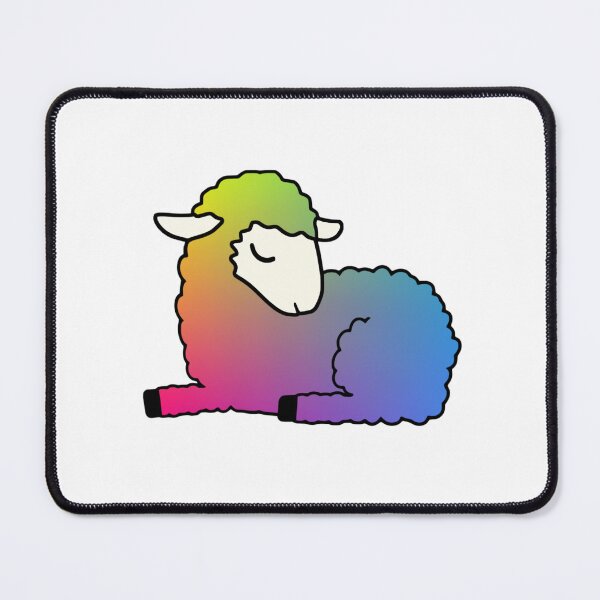 Item preview, Rainbow lamb designed and sold by Camilla Wynter.
